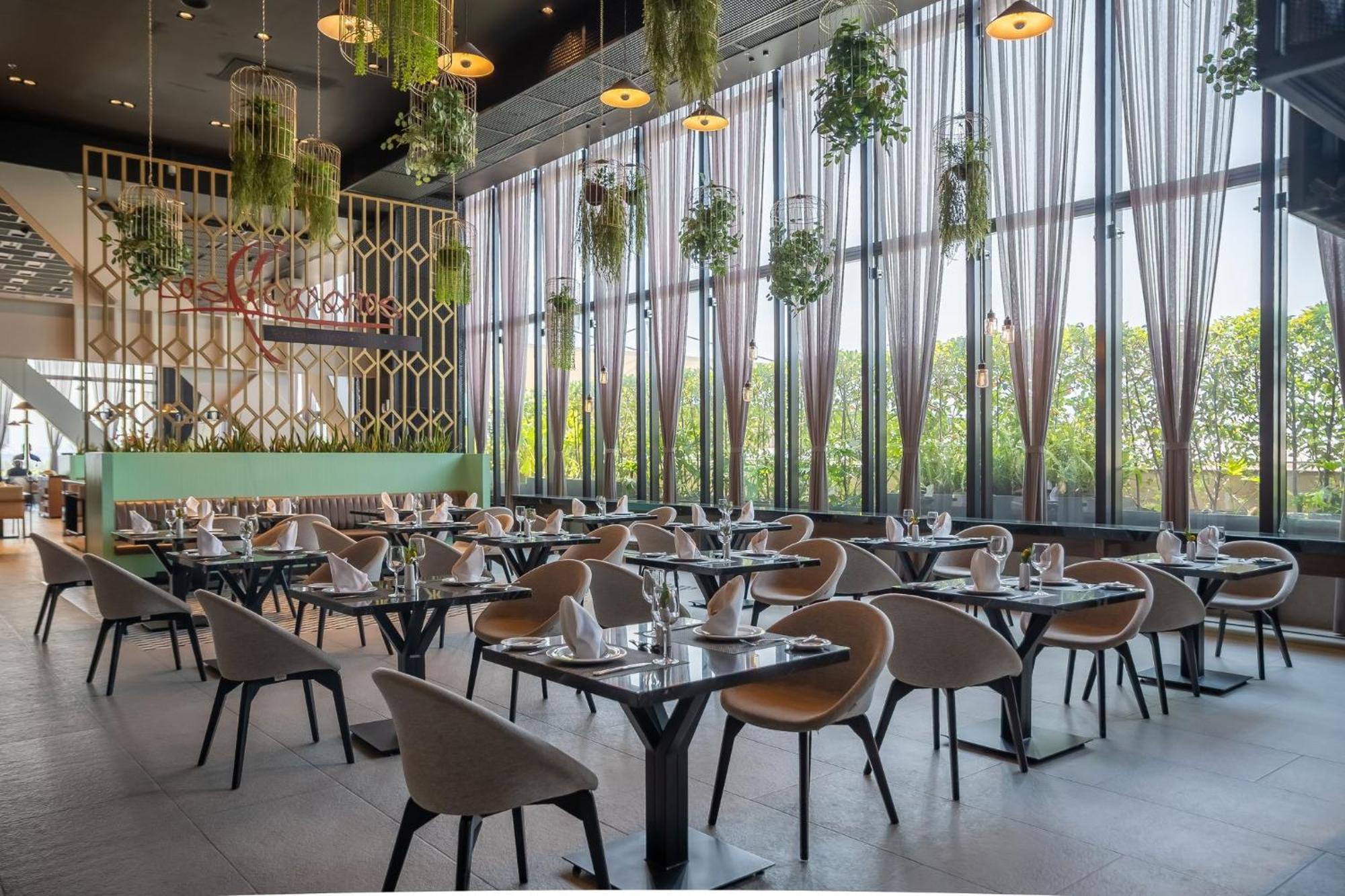 Fiesta Americana Viaducto Aeropuerto Mexico City Luaran gambar Restaurant interior