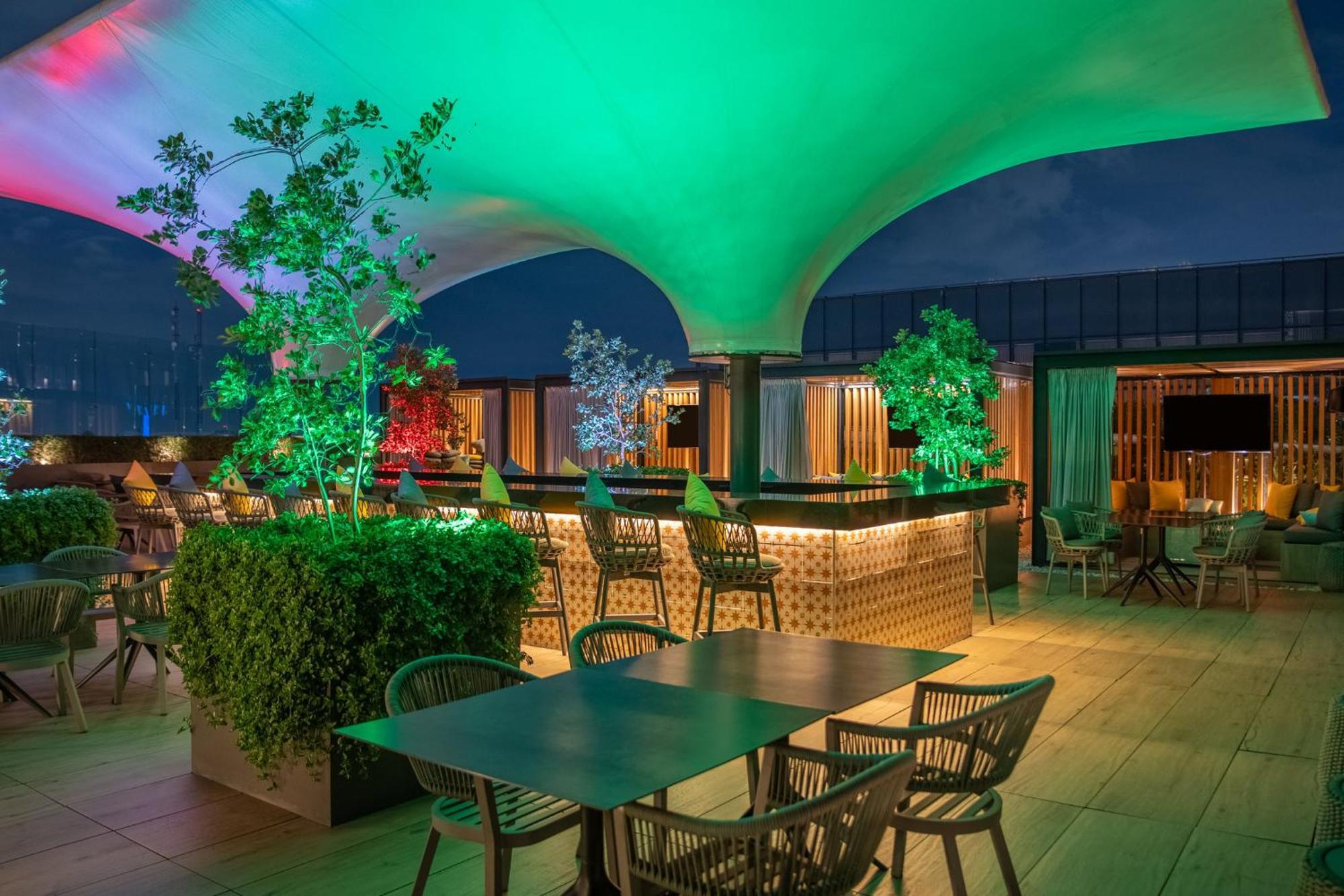 Fiesta Americana Viaducto Aeropuerto Mexico City Luaran gambar The bar at the Sky Bar